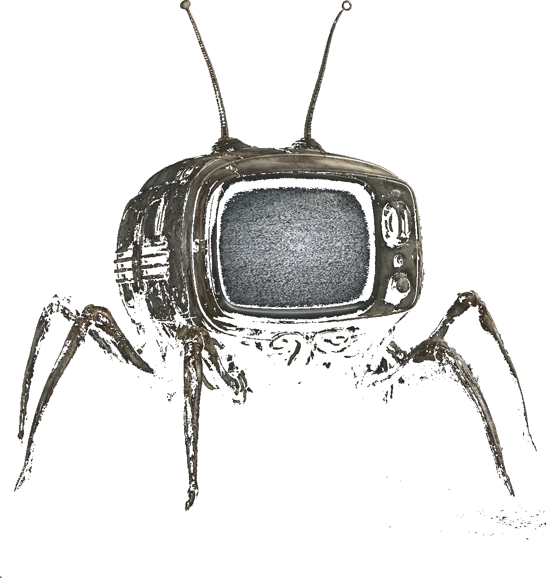 Spider television creature